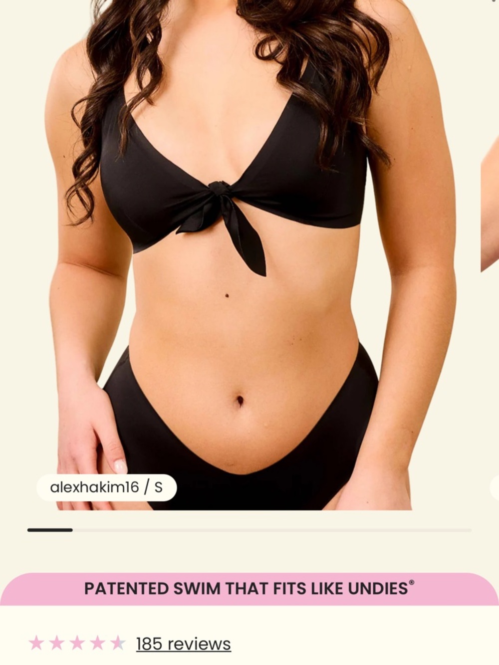 Onewith westerly tie-front bikini top